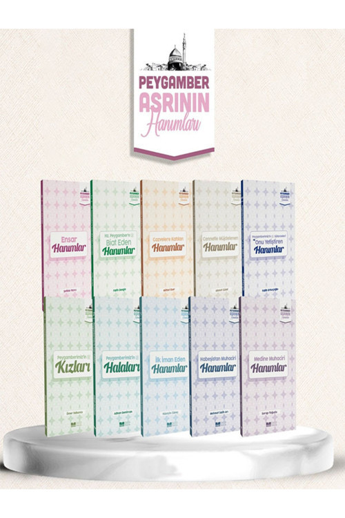 Peygamber Asrının Hanımları Kitap Seti (10 Kitap)