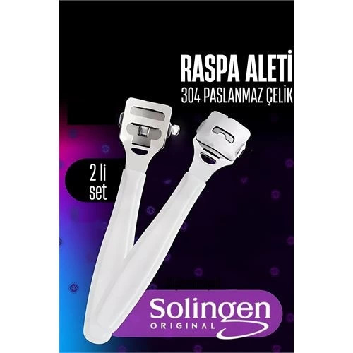 BFS Raspa Aleti - Jiletli Ayak Topuk Törpüsü 2 adet Solingen Profesyonel