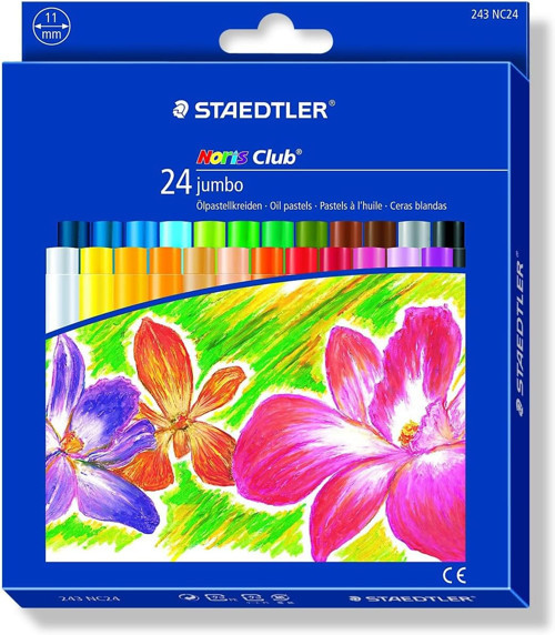 243 Nc24 Noris Clup Jumbo Yağlı Pastel Boya 24'Lü
