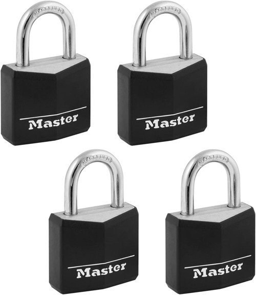 131Q 1 – 3/40,6 Cm Genişliğinde Hava Şartlarına Dayanıklı Masif Gövde Asma Kilit; 4 Pack