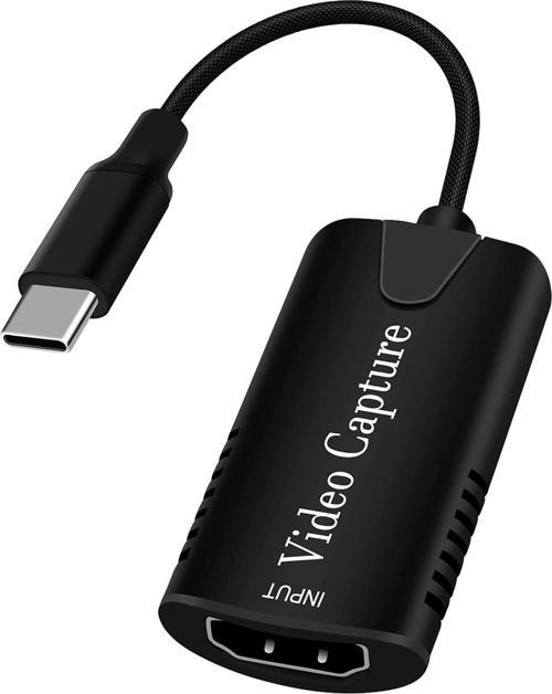 Video Capture Kablo, Type-C Hdmi Adaptör Çevirici Siyah