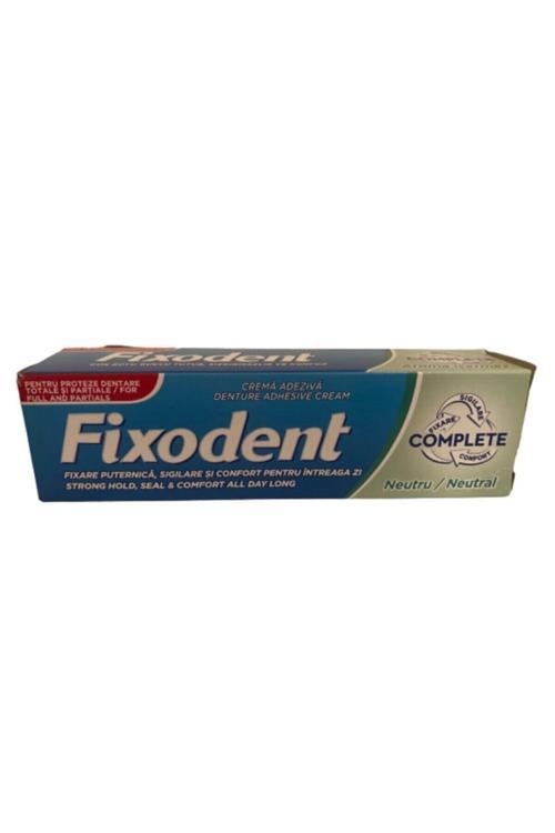Protez Yapıştırıcı Krem 47 gr - Fıxodent Base Complete Neutral -denture Adhesive Cream