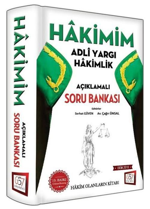 2018 Hakimim Adli Yargı Hakimlik Açıklamalı Soru Bankası