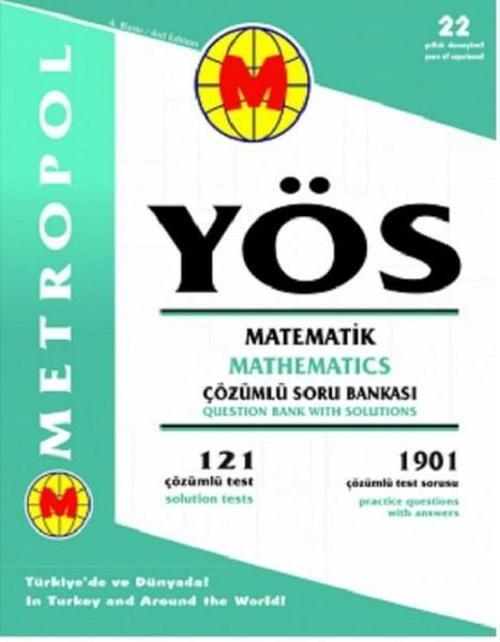 YÖS Matematik Çözümlü Soru Bankası
