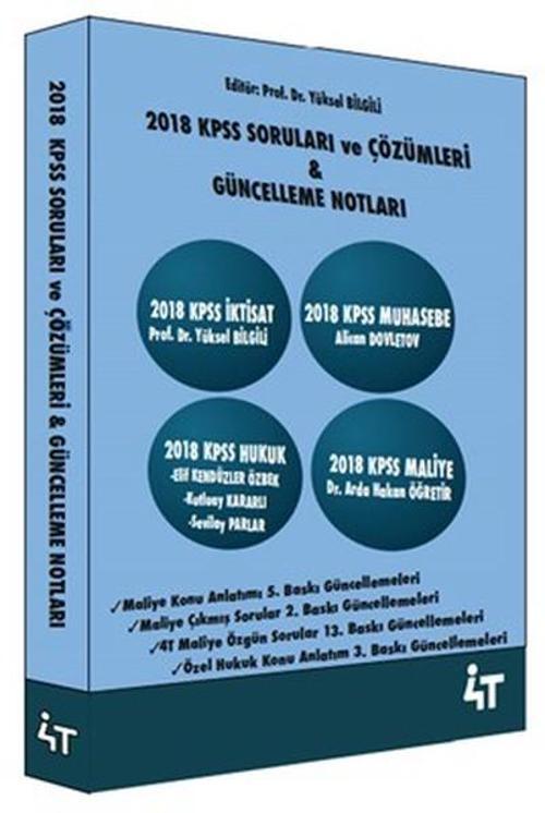 2018 KPSS Soruları ve Çözümleri-Güncelleme Notları