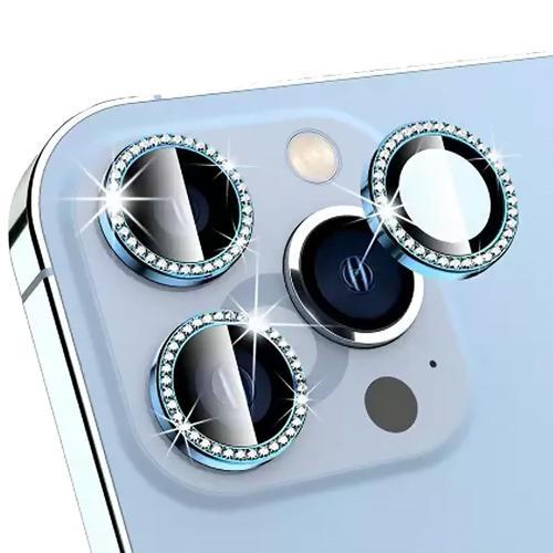 IPHONE 14 PRO/14 PRO MAX TAŞLI DENİZ MAVİSİ KAMERA KORUYUCU