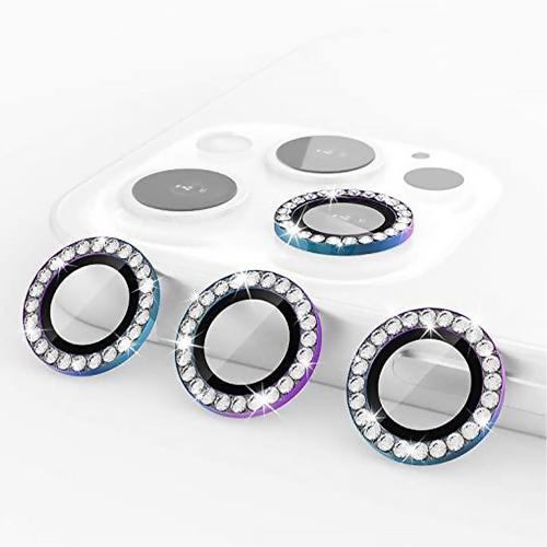 IPHONE 14 PRO/14 PRO MAX TAŞLI GÖKKUŞAĞI KAMERA KORUYUCU