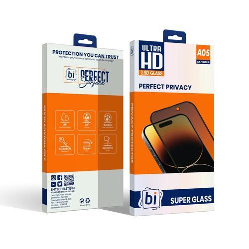 Bİ 2,5D PRIVACY SUPER GLASS SAMSUNG A05/A06 EKRAN KORUYUCU