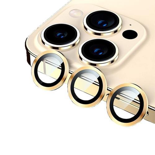 METAL RİNG IPHONE 14 PRO/14 PRO MAX GOLD KAMERA KORUYUCU
