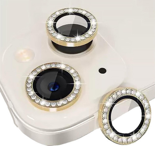 IPHONE 14/14 PLUS TAŞLI GOLD KAMERA KORUYUCU