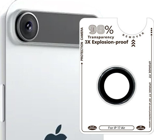 IPHONE 17 AIR SAFİR NATUREL TİTANYUM KAMERA KORUYUCU