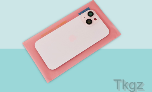 İphone 15 Arka Pil Batarya Kapağı Kapak ( Full Kamera Lensli ) PEMBE
