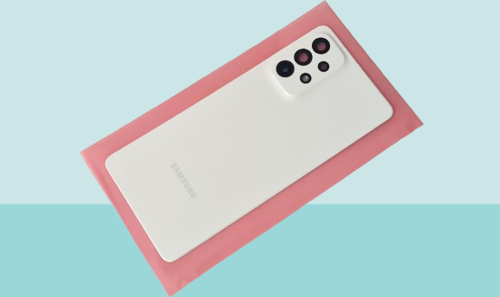 Samsung Galaxy A73 Arka Pil Batarya Kapağı Kapak ( Full Kamera Lensli ) BEYAZ