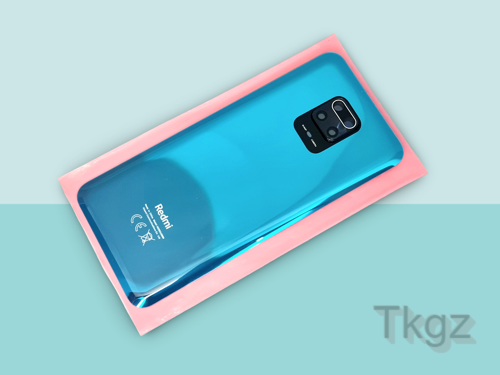 Xiaomi REDMİ NOTE 9 PRO Arka Pil Batarya Kapağı Kapak ( Full Kamera Lensli ) MAVİ