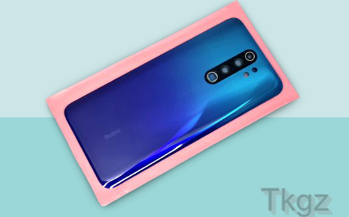 Xiaomi REDMİ NOTE 8 PRO Arka Pil Batarya Kapağı Kapak ( Full Kamera Lensli ) MAVİ