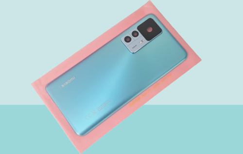Xiaomi Mi 12T Arka Pil Batarya Kapağı Kapak ( Full Kamera Lensli 108 MP ) MAVİ