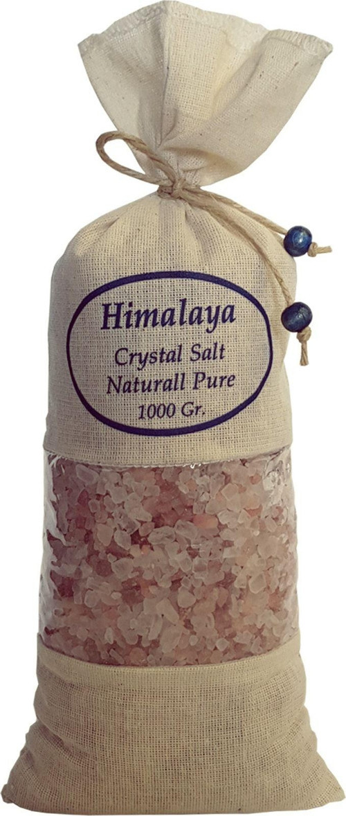 Himalaya Tuzu 1 Kg. Bez Torbada İri Taneli Pembe Renk Himalaya Tuz