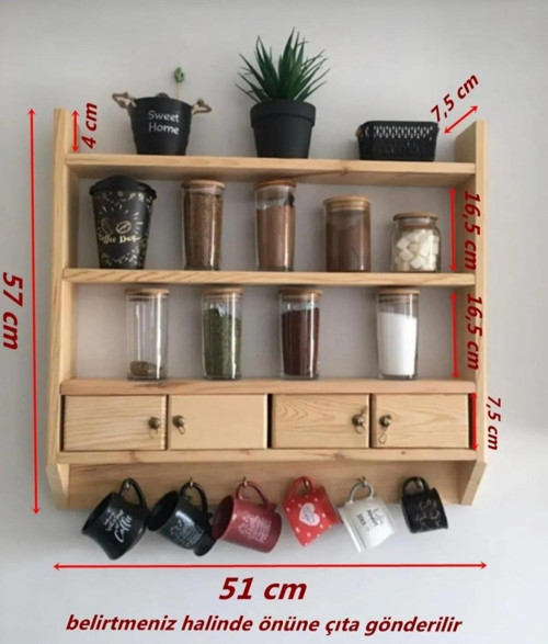 4 Kapaklı Mutfak Terek