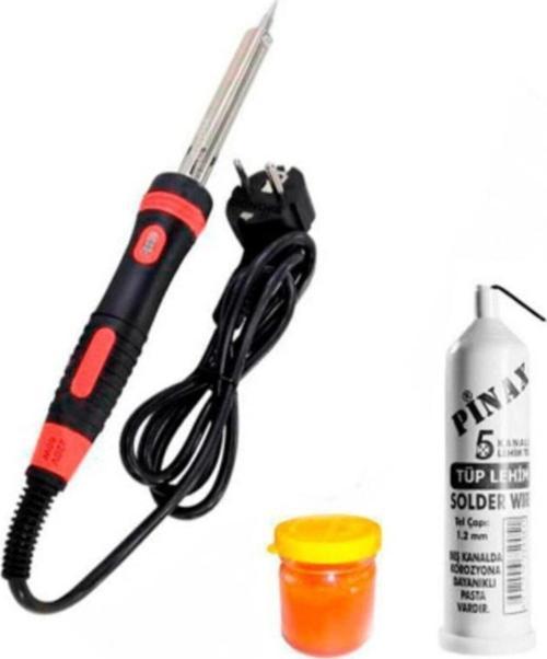 60W Profesyonel Lehim Makinesi Kalem Havya + Leyim Teli + Pasta M322