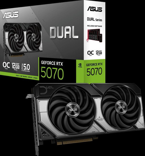 Dual Rtx5070-o12g, 12gb, 192bit, Gddr7, 1xhdmı, 3xdp Gamıng Ekran Kartı