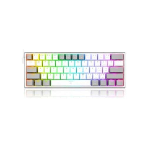 K617 Fızz Rgb Red Swıtch Mekanik Oyuncu Klavyesi Beyaz/gri