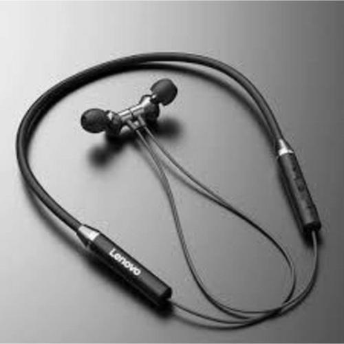 Siyah He05 Bluetooth 5.0 Kablosuz Stereo Spor Manyetik Kulaklik Su Geçirmez Kulaklik