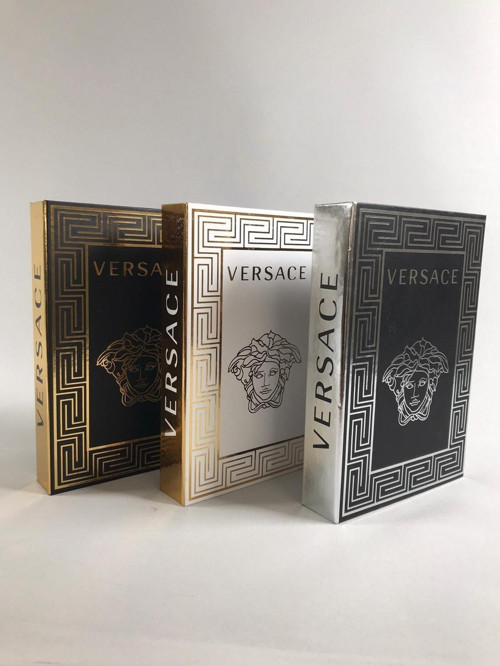 Dekoratif Kitap Kutusu Versace 3'Lü Set