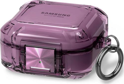 Samsung Galaxy Buds FE Kılıf Safety Lock Protection Mor