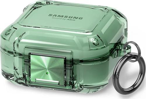 Samsung Galaxy Buds 2 Pro Kılıf Safety Lock Protection Yeşil