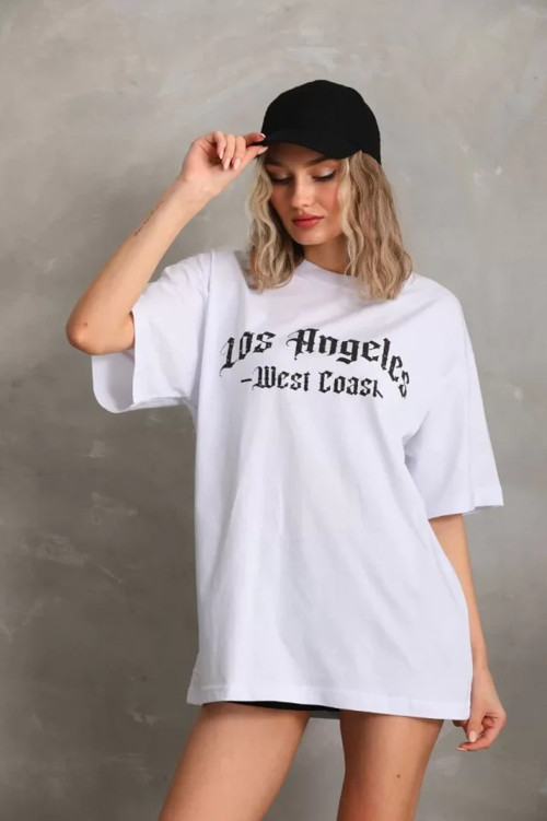 Unisex Baskılı Oversize TShirt