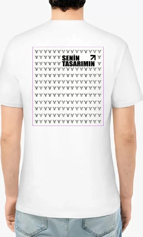 Ön 24/1 Düz Oversize Tshirt Tshirt
