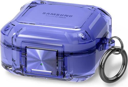 Samsung Galaxy Buds 2 Kılıf Safety Lock Protection Mavi