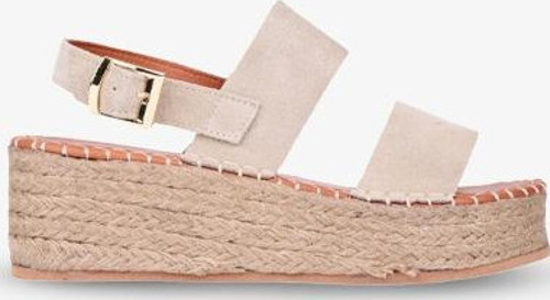 Kalın Taban Kadın Sandalet Vizon