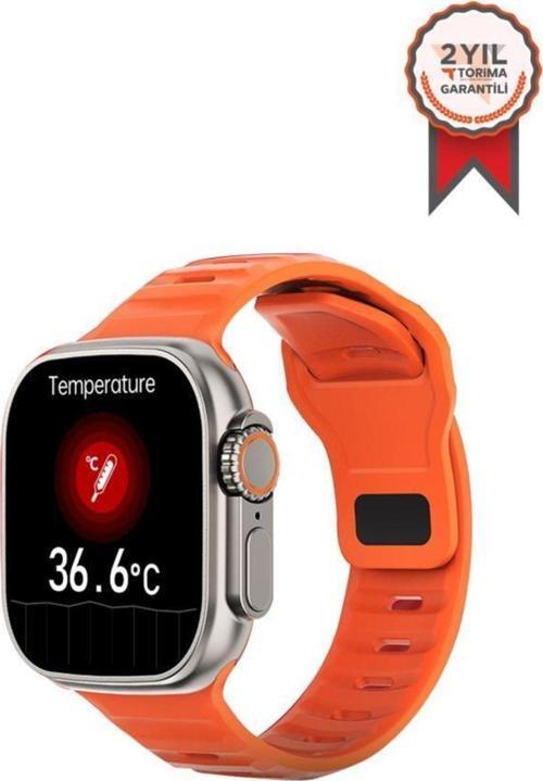 Dt8 Ultra 2.0 Inç Nfc Özellikli Bt Çağrı Destekli Akıllı Saat Turuncu 49 Mm