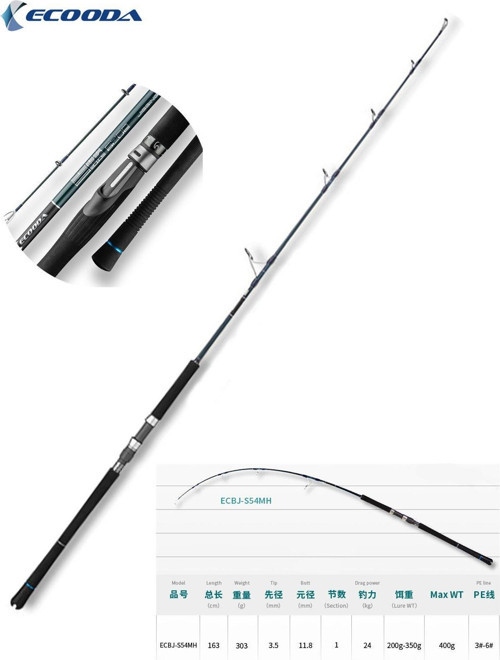 Cyan Blue 163cm 200-350g Speed Jigging