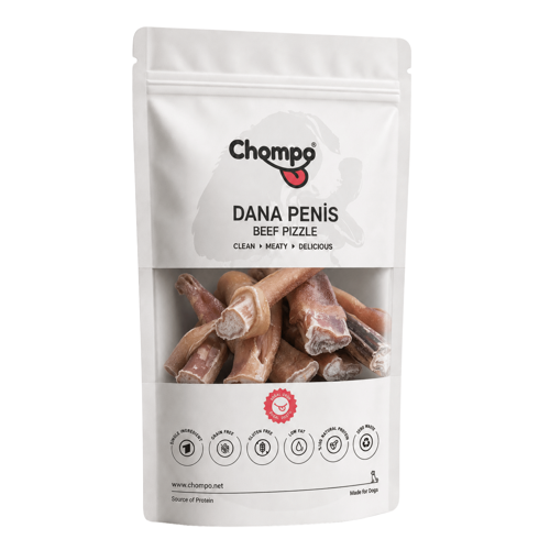 Kurutumuş Dana Penisi Parçaları Köpek Ödül Maması 100 Gr