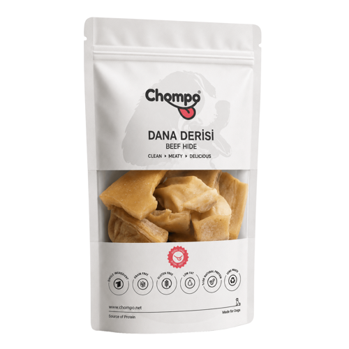 Kurutulmuş Dana Kelle Derisi Köpek Ödül Maması 100 Gr