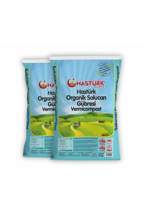 Hastürk %100 Organik Solucan Gübresi 2 X 5 Kg.