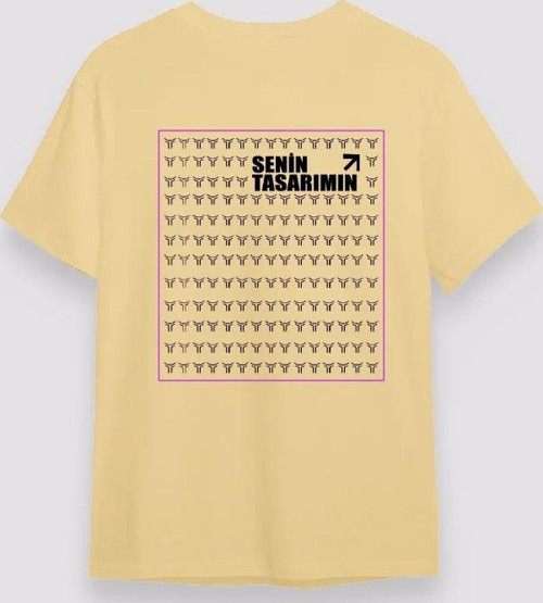 Arka 24/1 Düz Oversize Tshirt