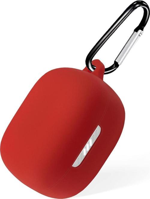 JBL Live Pro Plus Kılıf Askılı Mat Silikon Kırmızı