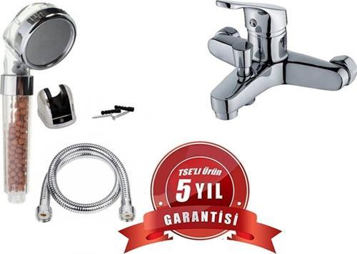 Banyo Bataryası Duş Seti Fonksiyonlu Duş Başlığı Batarya Seti / 5 Yıl l