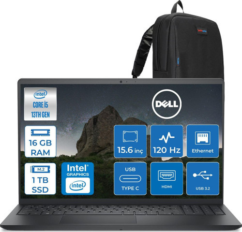 Pro 15 Essential Intel Core I5 1334U 4.6ghz 16GB Ddr5 1tb SSD Freedos 15.6" FHD(1920X1080) 120HZ Wva IPS Taşınabilir Bilgisayar PV152501334UF03 + Zetta Çanta