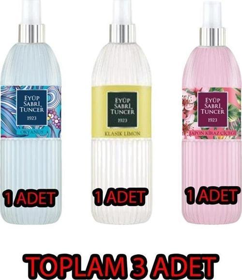 Tuncer Sprey Okyanus Limon Japon 150 ml 3'lü Set