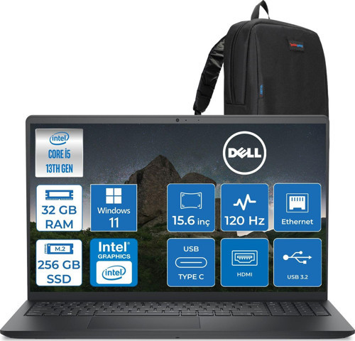 Pro 15 Essential Intel Core I5 1334U 4.6ghz 32GB Ddr5 256GB SSD Windows 11 Pro 15.6" FHD(1920X1080) 120HZ Wva IPS Taşınabilir Bilgisayar PV152501334UP11 + Zetta Çanta
