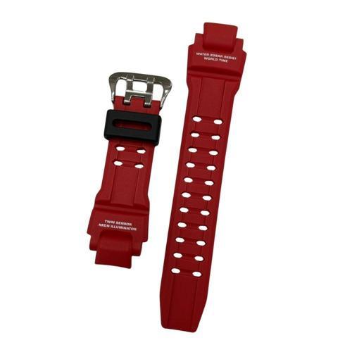 Ga-1000-4B Bordo Renk Silikon Saat Kordonu Kayışı