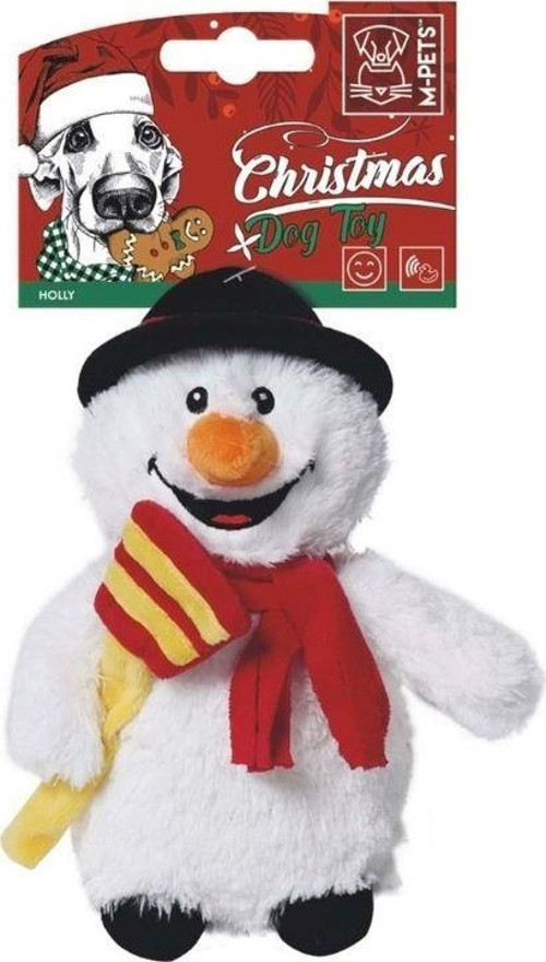 Christmas Holly Peluş Köpek Oyuncağı 20 cm