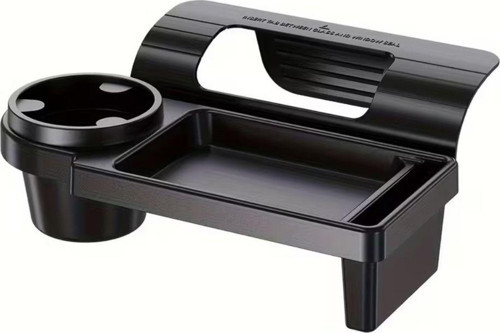 Cup Holder Oto Araç İçi Bardaklık Çok Amaçlı Organizer Telefon Tutucu Saklama Kutusu (Siyah)