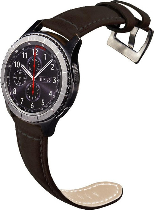 Samsung Watch 22mm KRD-21 Süet Kahverengi Kordon