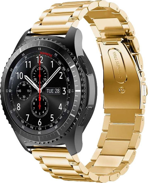 Huawei Watch 20mm KRD-05 Klasik Metal Gold Kordon
