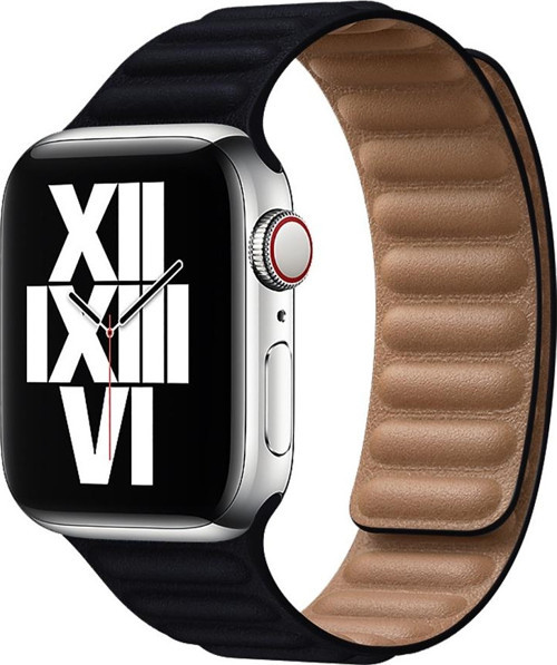 Apple Watch 38-40-41mm KRD-14 Deri Lacivert Kordon